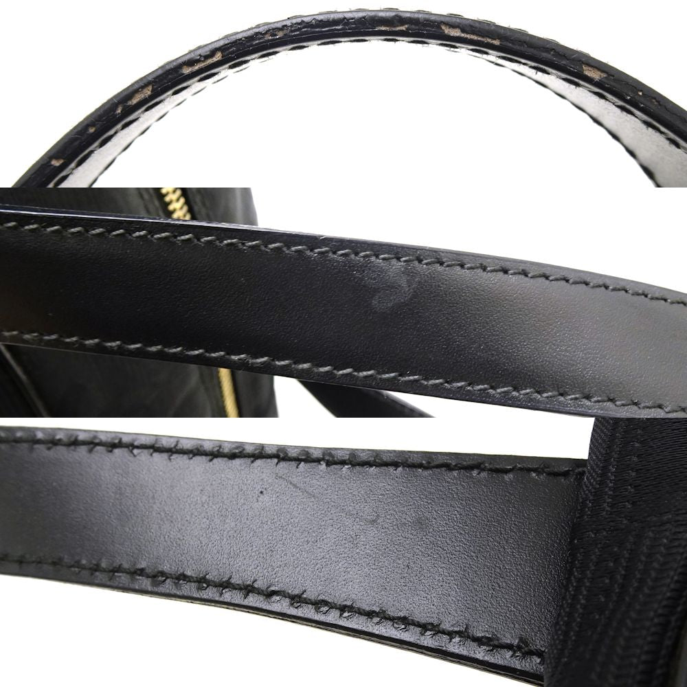 Chanel New Travel Line Mini Boston Bag Handbag Black