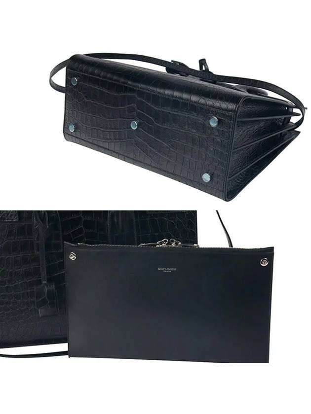 Luxury Saint Laurent Trending 2025 Sac De Jour Leather Tote Bag Black