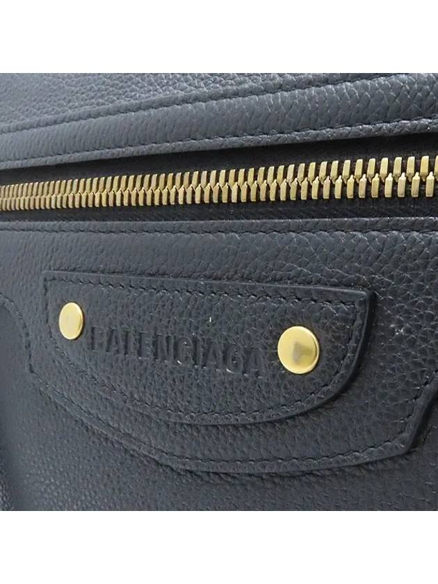 Luxury Balenciaga Trending 2026 652490 Black Grain Calfskin Neo Classic Clutch