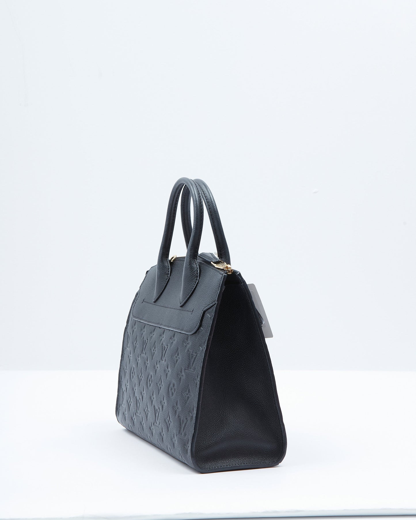 Louis Vuitton Black Monogram Empreinte Pont Neuf MM Bag