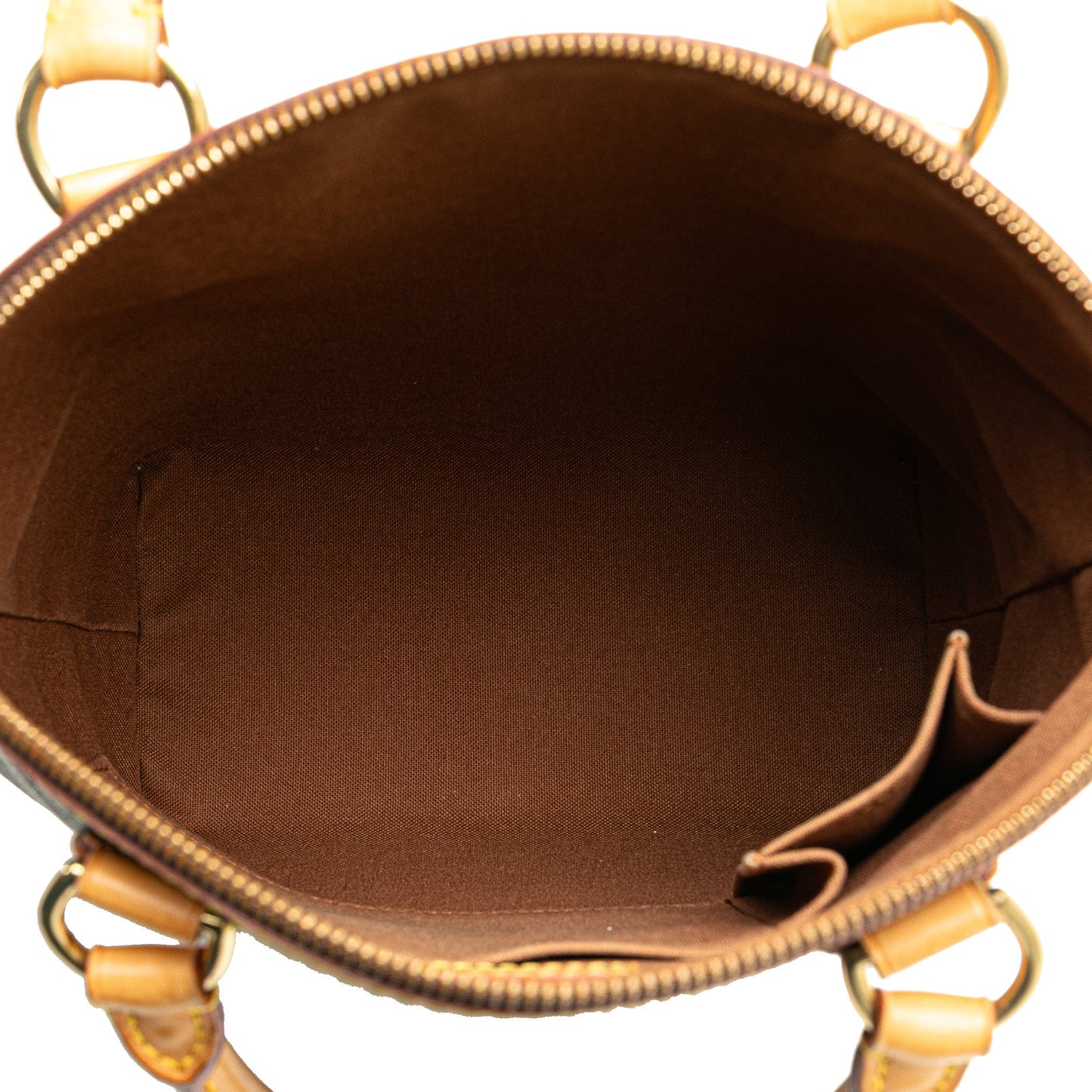 Brown Louis Vuitton Monogram Lockit PM Handbag