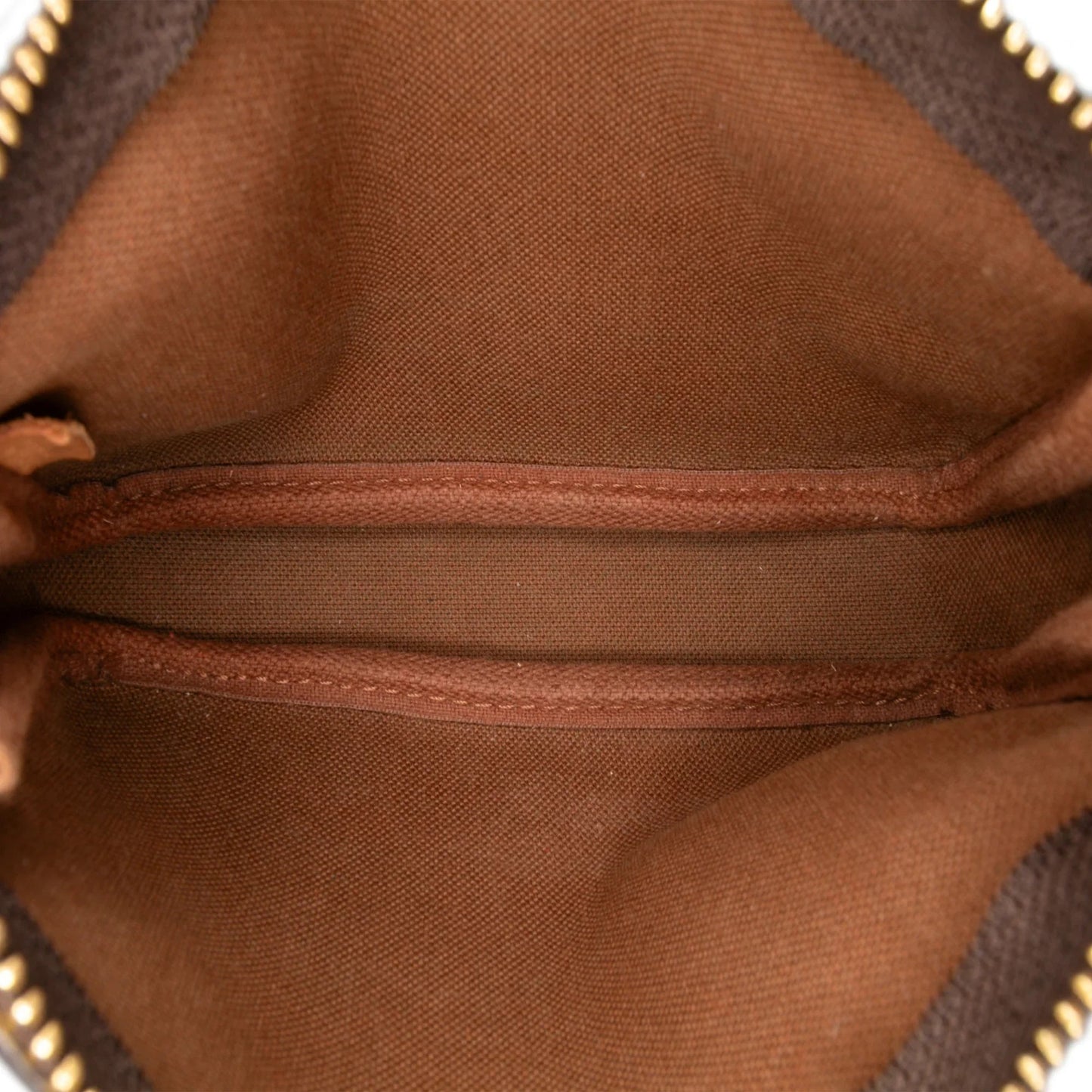 Brown Louis Vuitton Monogram Mini Pochette Accessoires Handbag