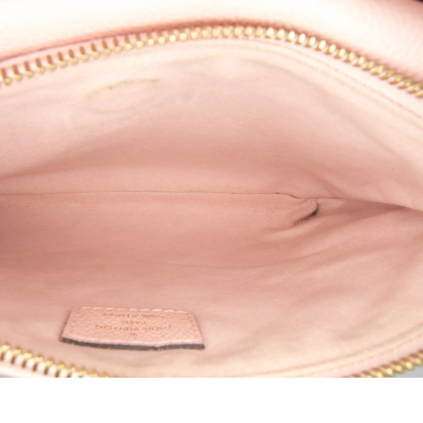 Pink Louis Vuitton Monogram Empreinte Twice Crossbody Bag