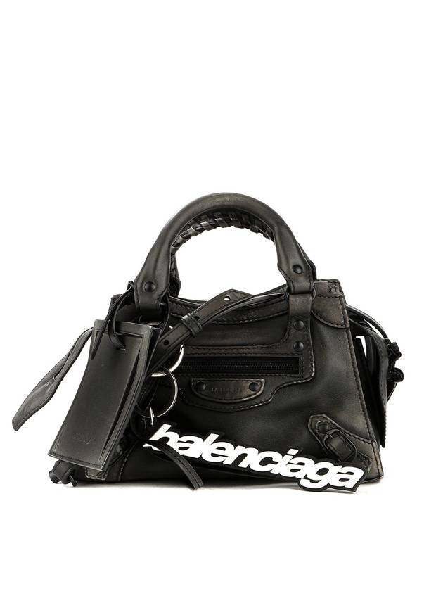 Luxury Balenciaga Trending 2026 Neo Classic Small Shoulder Bag Black