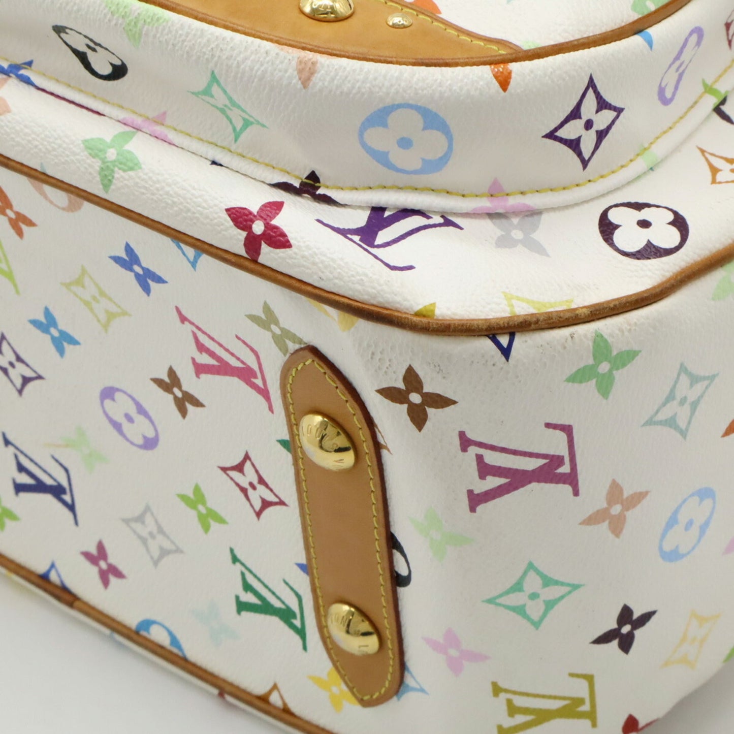 Louis Vuitton Blanc Monogram Monogram colore Handbag Shoulder Bag