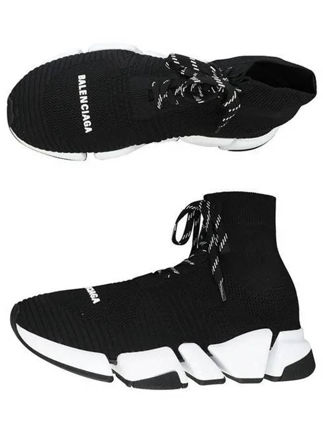 Luxury Balenciaga Trending 2026 Speed 2.0 Lace-Up High-Top Sneakers Black