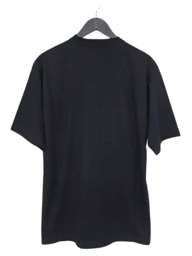 Luxury Balenciaga Trending 2026 Gym Wear Logo Print Short Sleeve T-Shirt Black