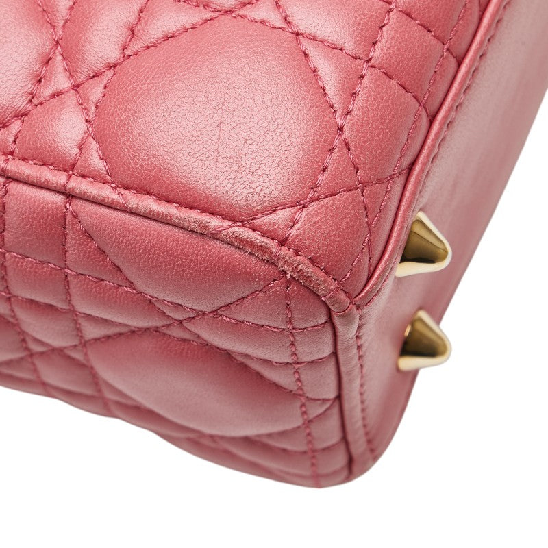 Dior Lady Dior Cannage Leather 2way Bag