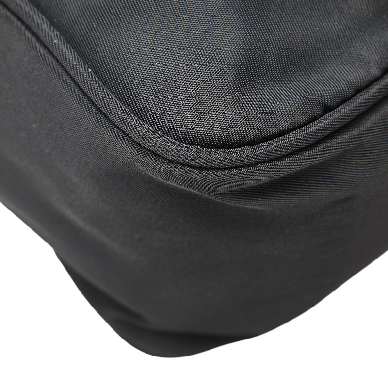 Prada Triangle Logo Plate Nylon Handbag