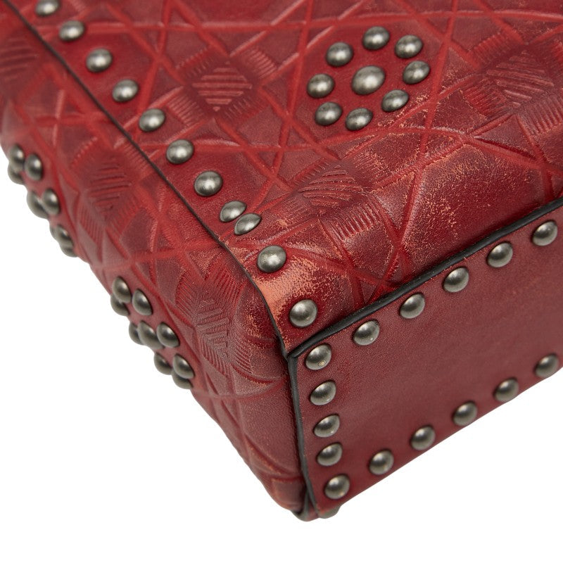 Dior Lady Dior Mini Studs Leather 2way Bag