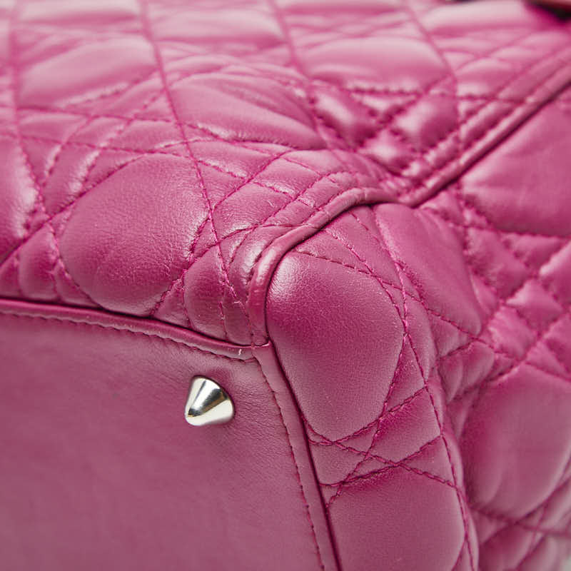 Dior Lady Dior Cannage Leather 2way Bag