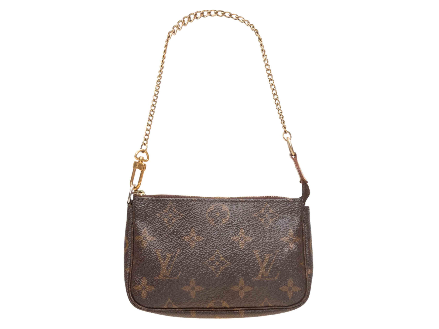 Brown Louis Vuitton Mini Pochette Shoulder Bag
