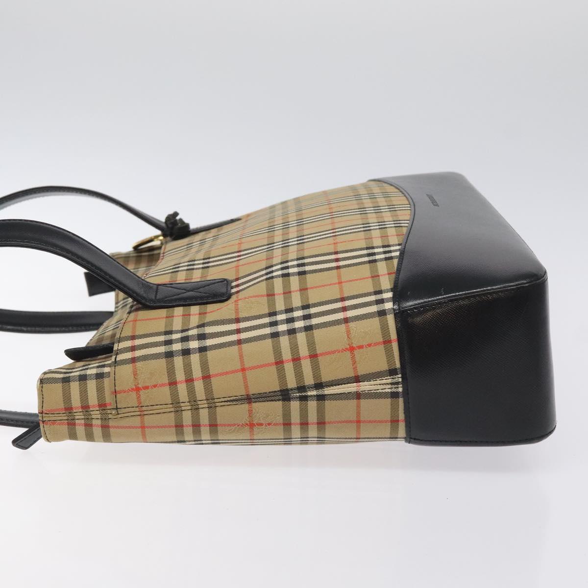 Burberry Nova Check Beige Canvas Tote Bag ( )