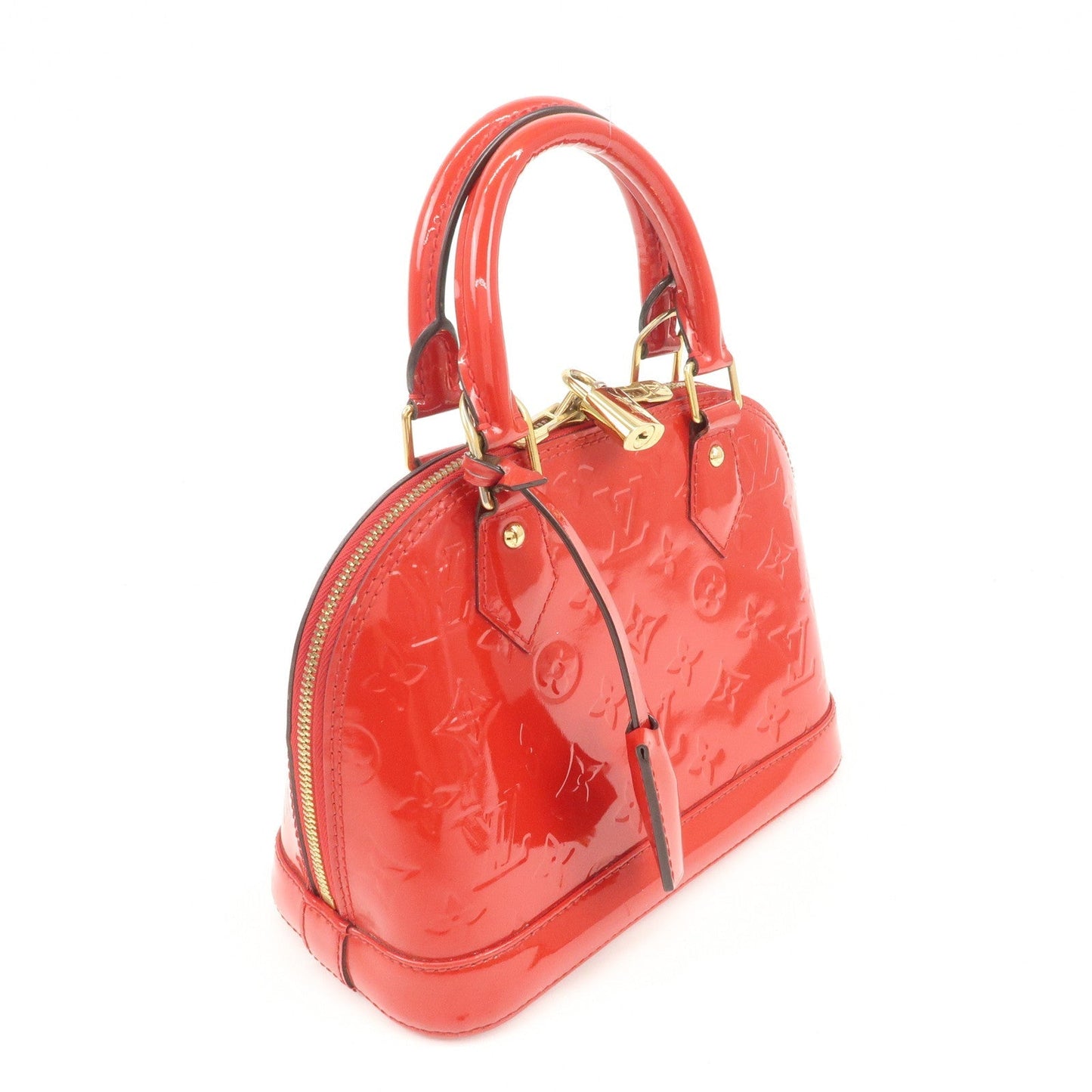 Louis Vuitton Monogram Vernis Alma BB 2Way Shoulder Bag M90174