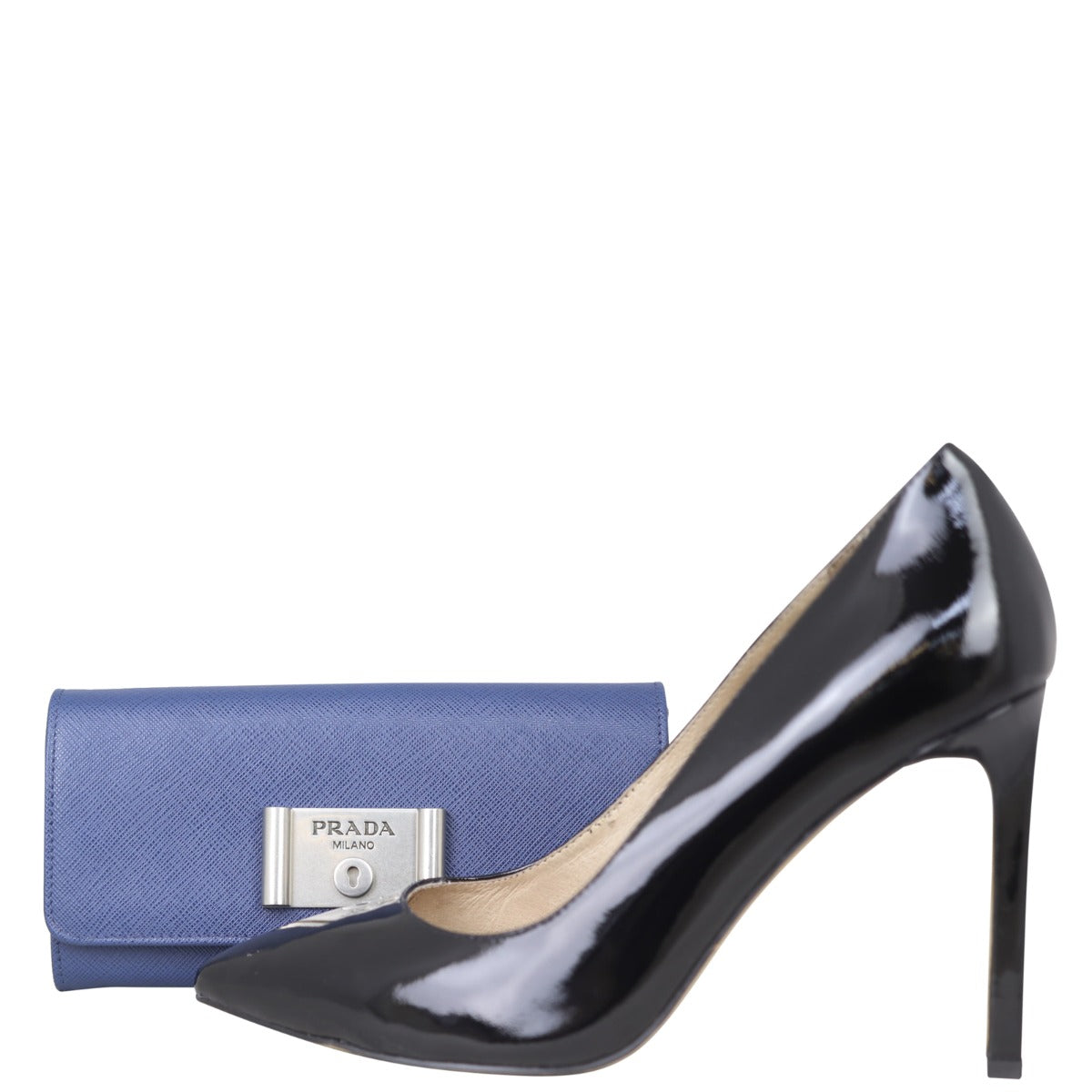 Prada Saffiano Lock Wallet
