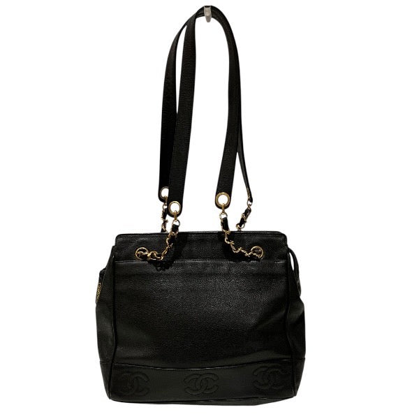Chanel Triple Coco Caviar Skin Shoulder Bag