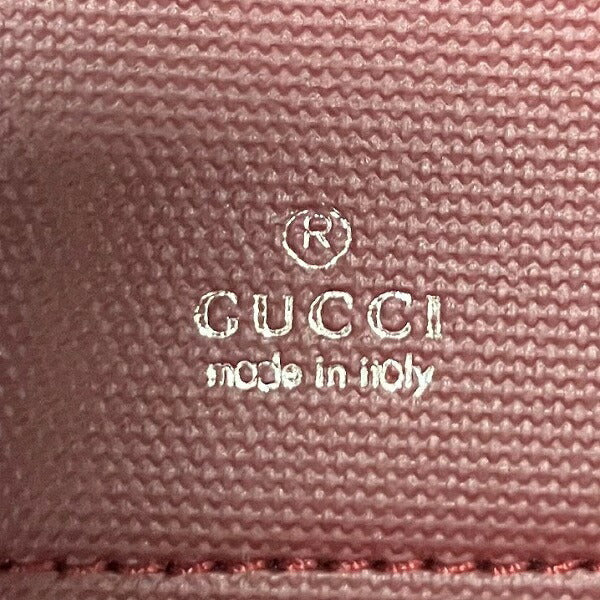 Gucci Rosso Ancora Super Mini Shoulder GG Shadow Canvas Shoulder Bag
