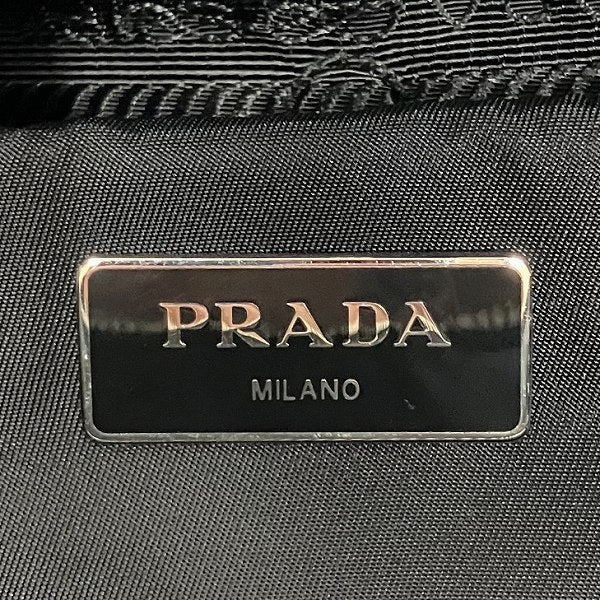 Prada Tessuto Bomber Nylon Leather 2way Bag