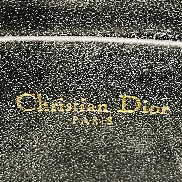Dior Caro Zip Pouch Calfskin 2way Shoulder Bag