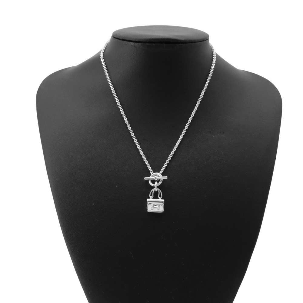 HERMES Amulette Constance Necklace SV925