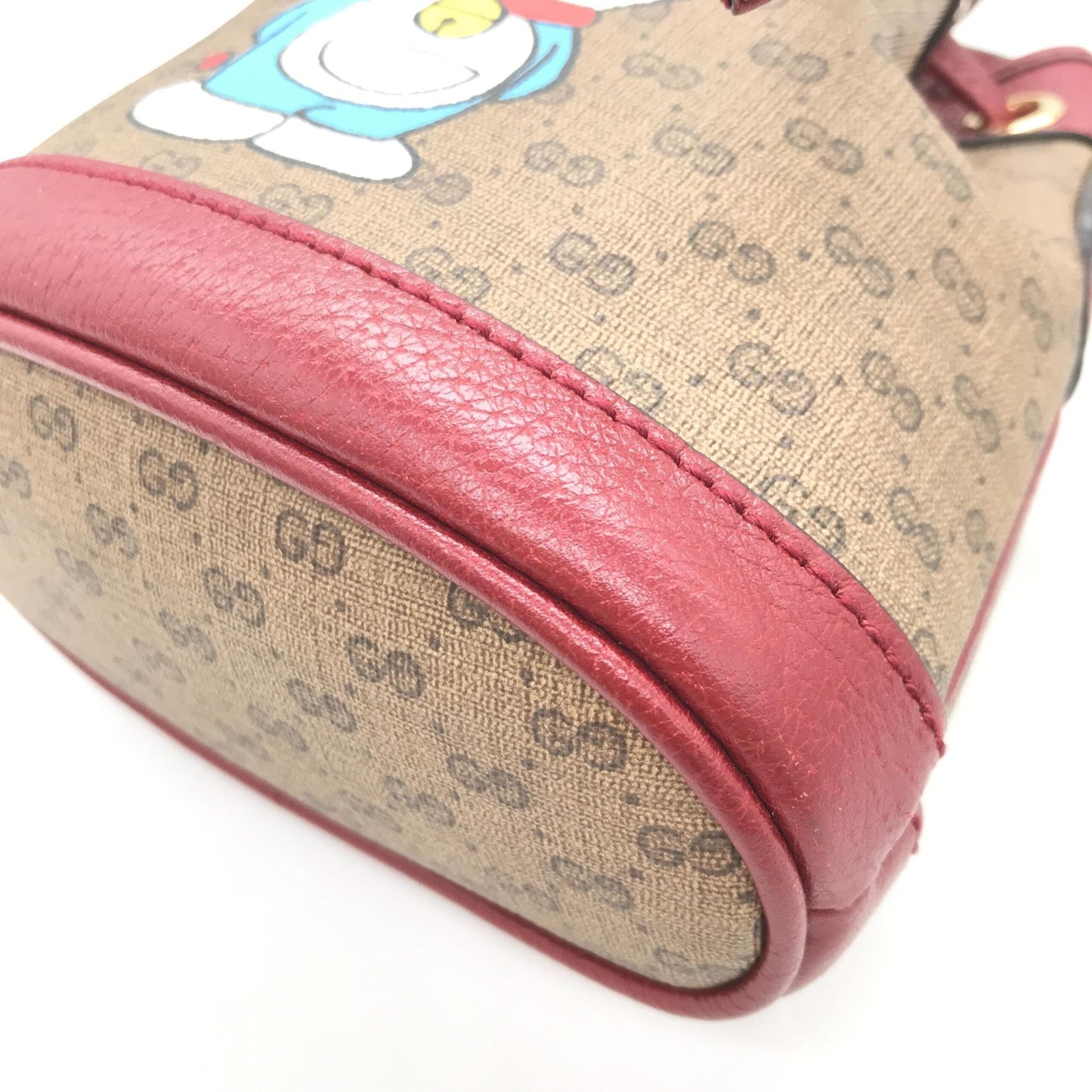 Gucci Doraemon X Gucci Coated Canvas Bucket Women's Bag ( )