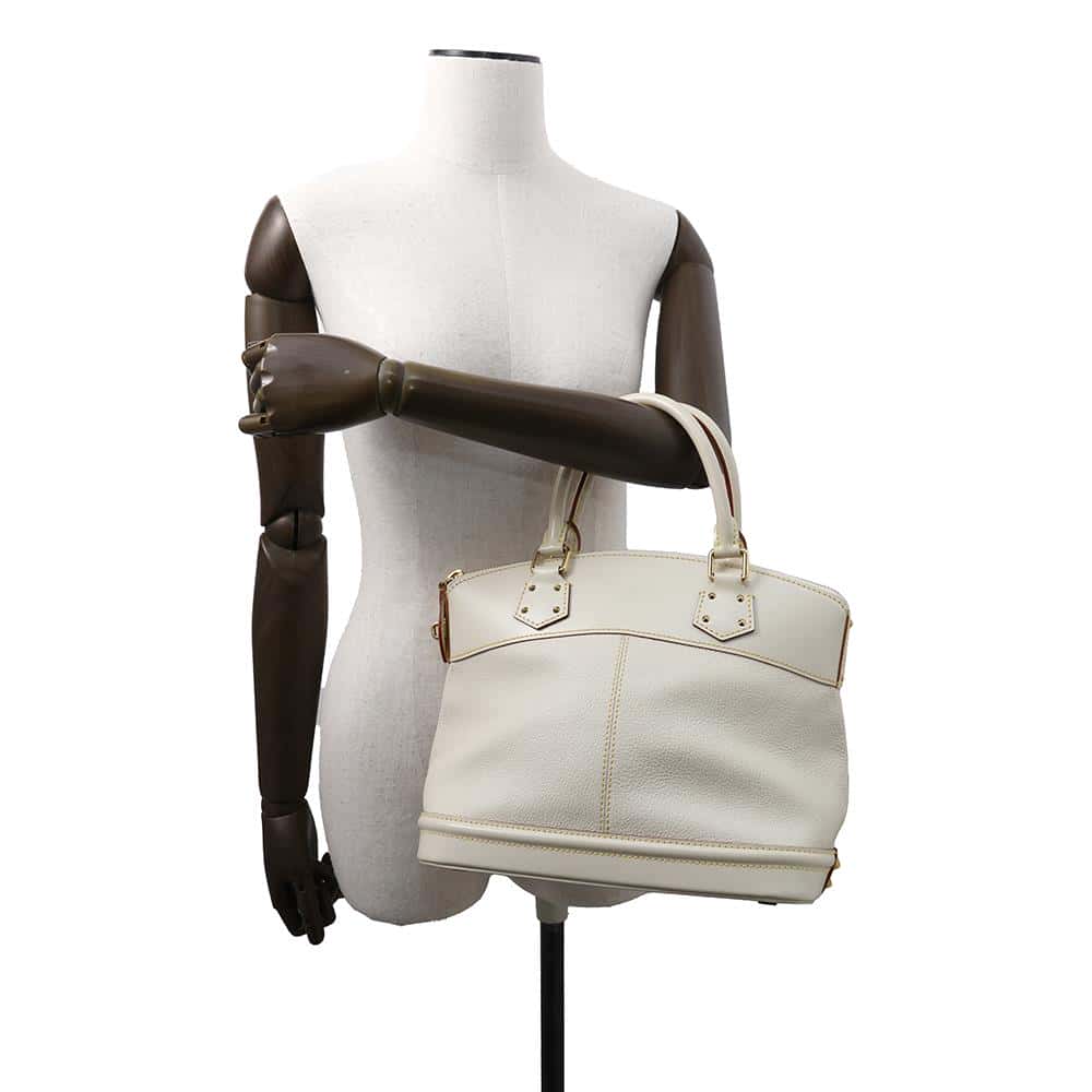 LOUIS VUITTON Lock It BlancM91887 Suhaliã»Leather Size PM
