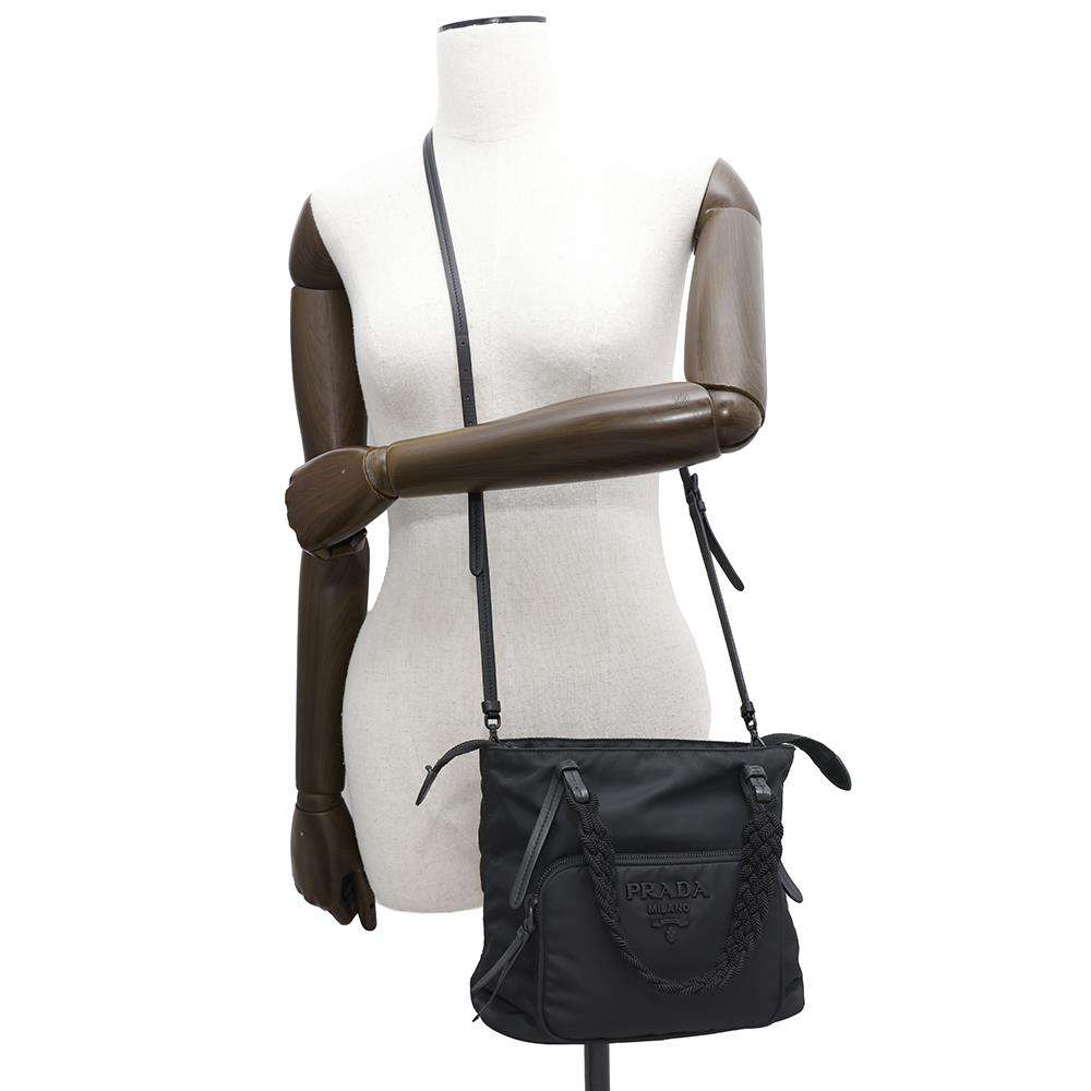PRADA ?2WAYShoulder Black1BA207 Nylon