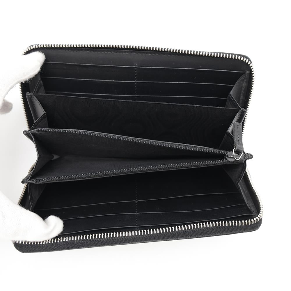 GUCCI Eagle GG Supreme Zip Around Wallet Black451273 GG SupremeCanvas