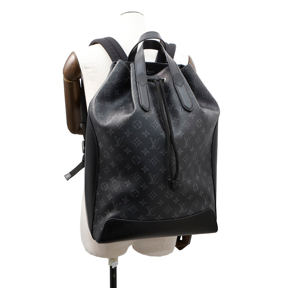 LOUIS VUITTON Backpackã»Explorer NoirM40527 Monogram Eclipse