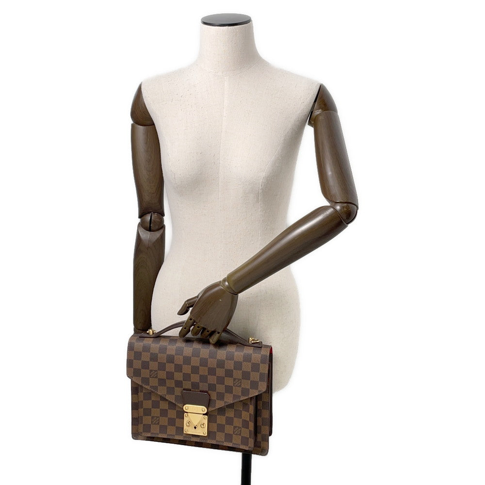 LOUIS VUITTON Monceau SPO RedN48088 Damier Ebene Canvas