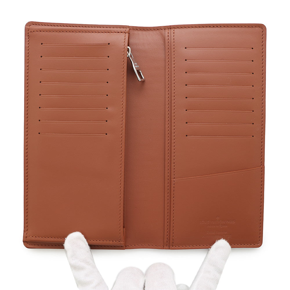 LOUIS VUITTON Brazza PortefeuilleNM BrownM82631 Epi XL