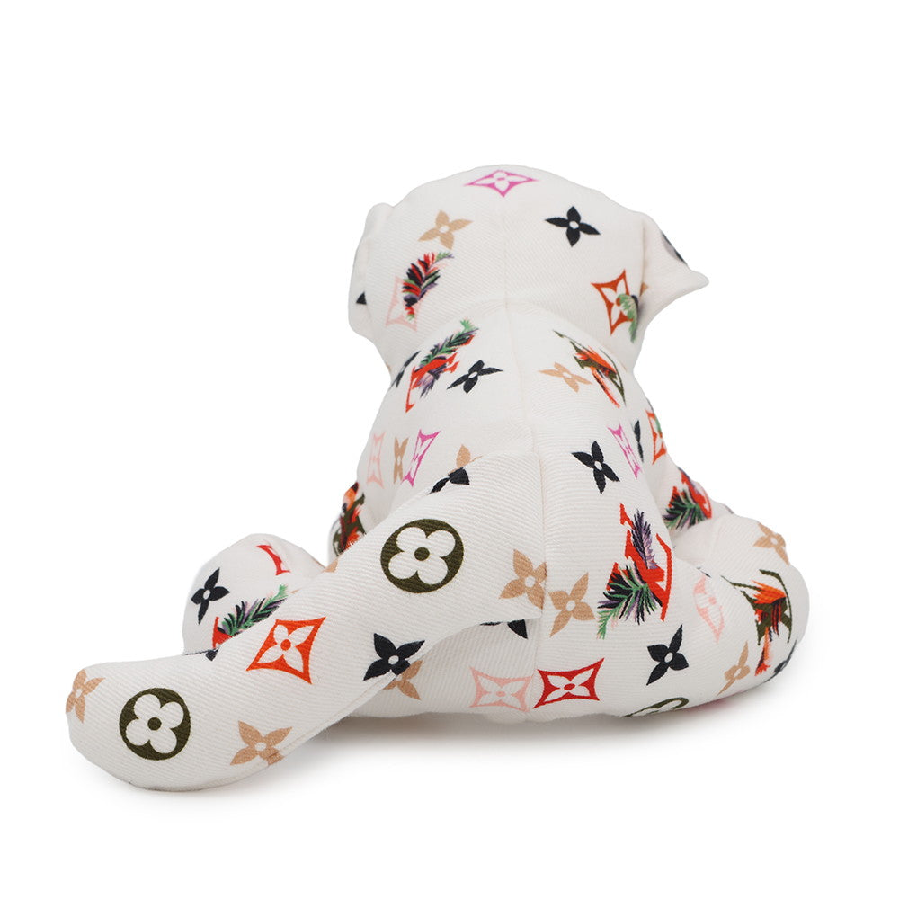 LOUIS VUITTON Doudou Tigre White/MulticolorGI0735 Cotton Vachetta Leather