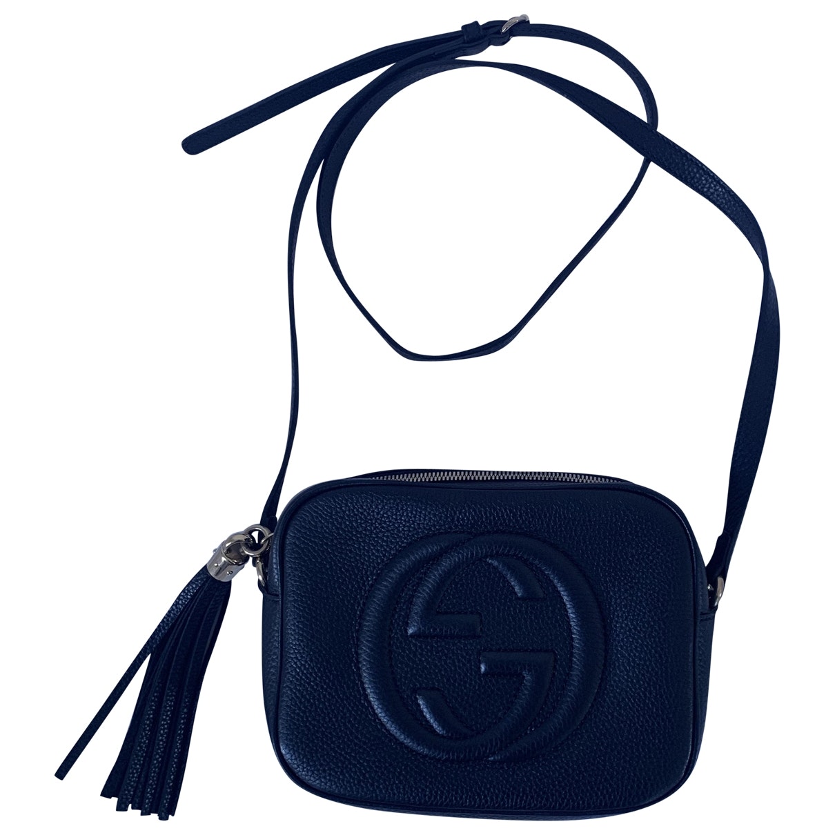 Gucci soho black leather handbag
