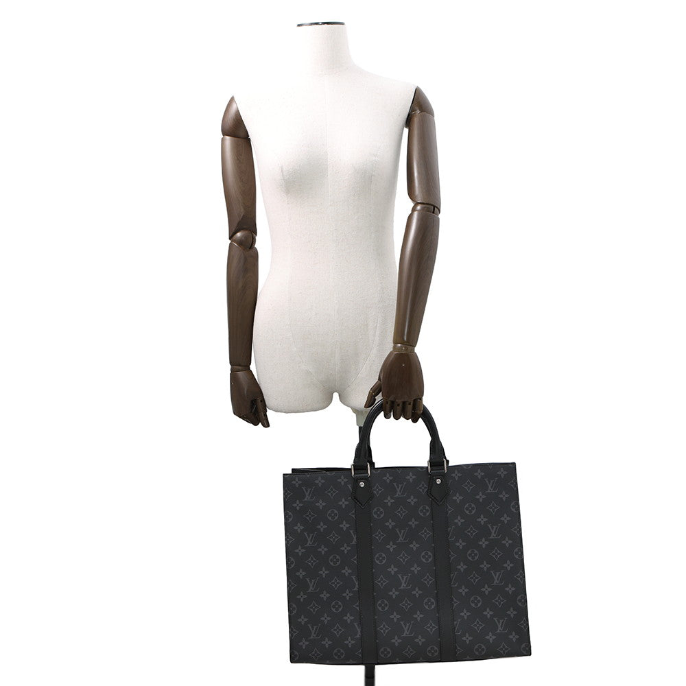LOUIS VUITTON Sac Plat24H NoirM46451 Monogram Eclipse