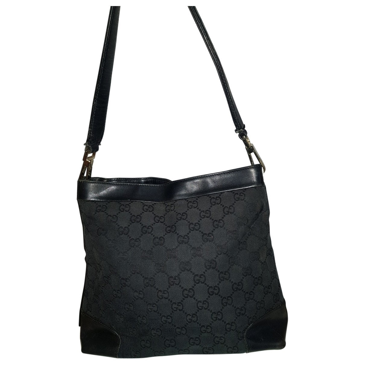 Gucci black cloth handbag