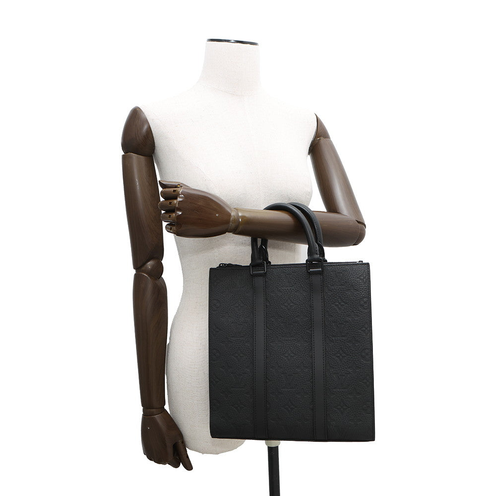 LOUIS VUITTON Sac Plat NoirM21884 Monogram?Taurillon