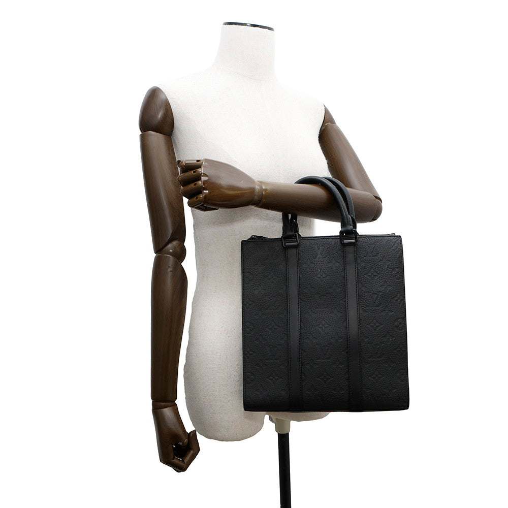 LOUIS VUITTON Sac Plat BlackM59960 Monogram?Taurillon