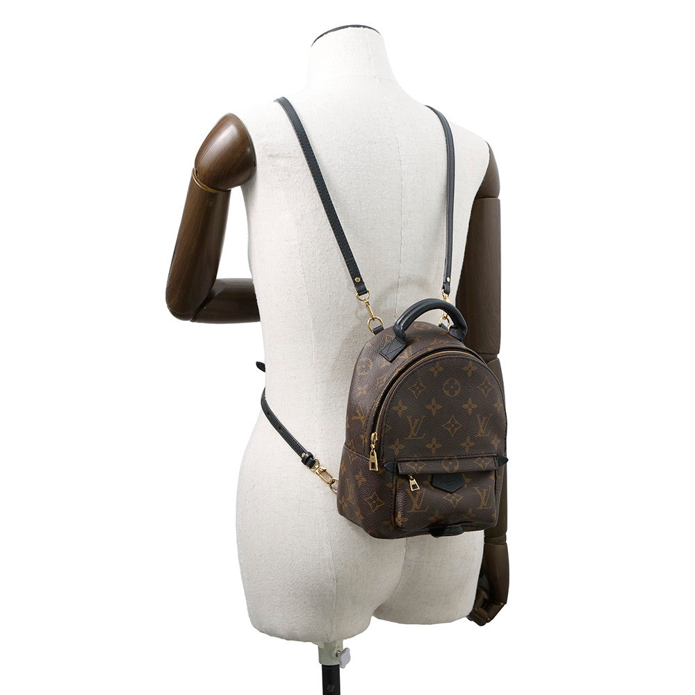 LOUIS VUITTON Palm Springs Backpack NoirM44873 Monogram Size MINI
