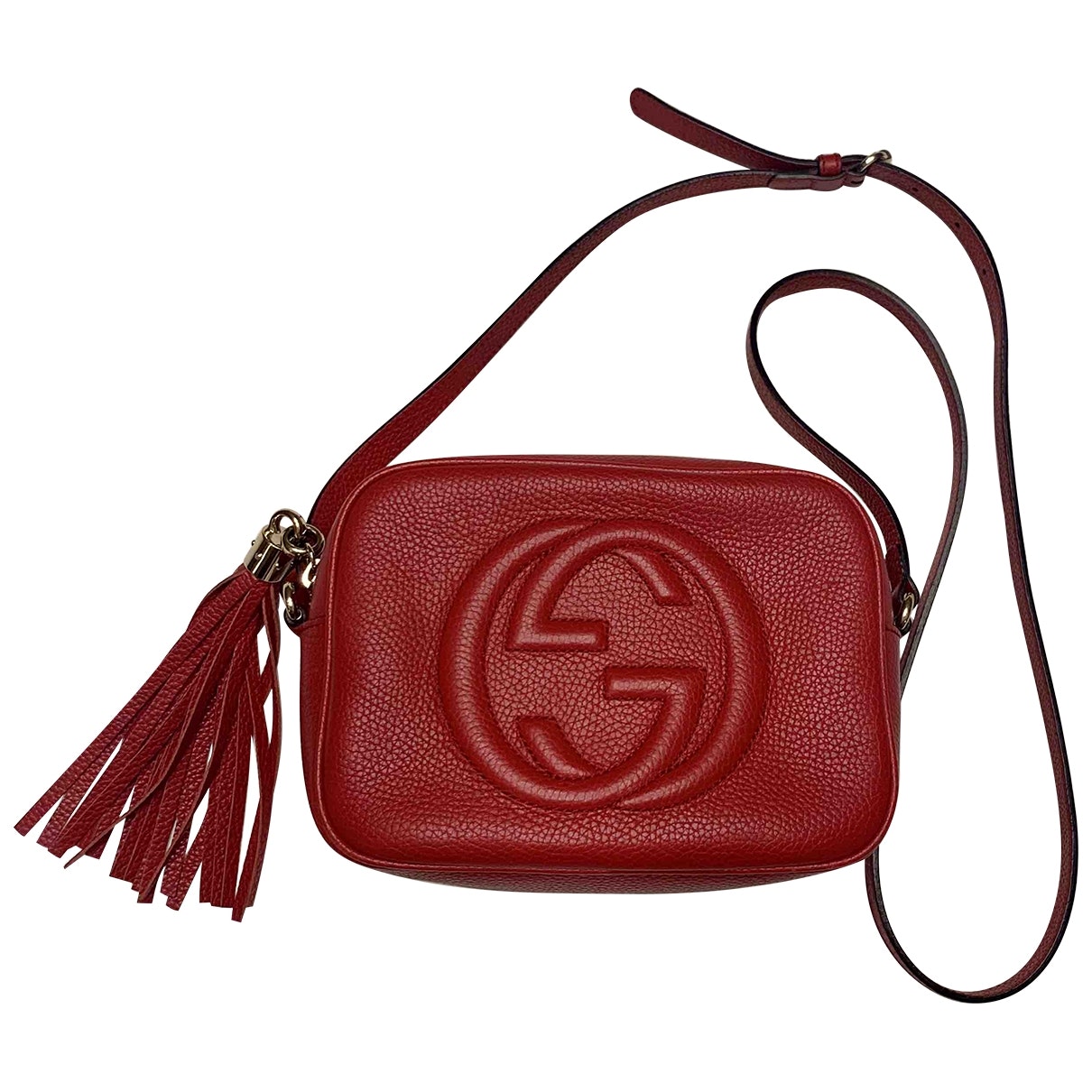 Gucci soho red leather handbag