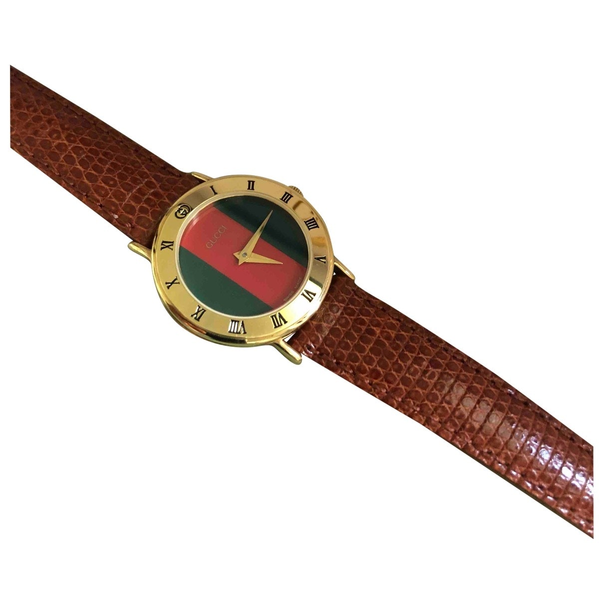 Gucci gold plated watch