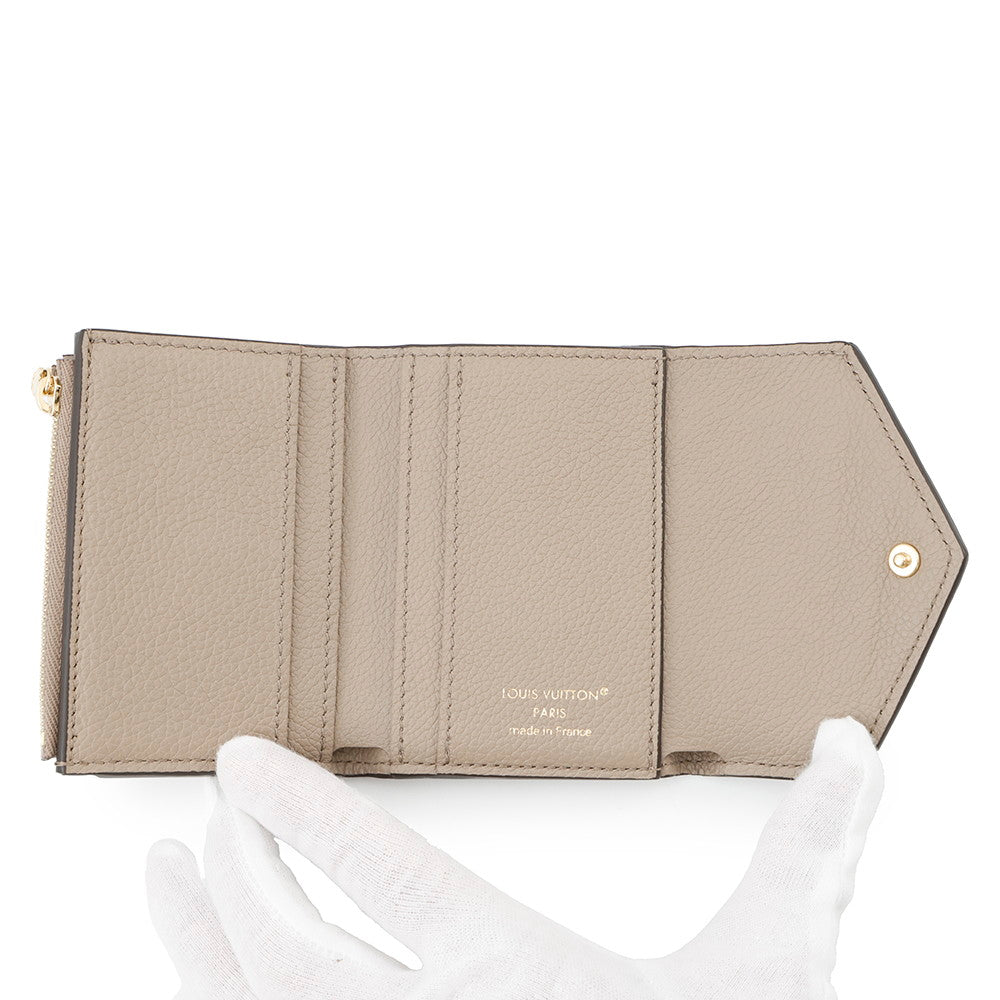 LOUIS VUITTON Portefeuille Zoe TourterelleM69800 Monogram Empreinte Leather