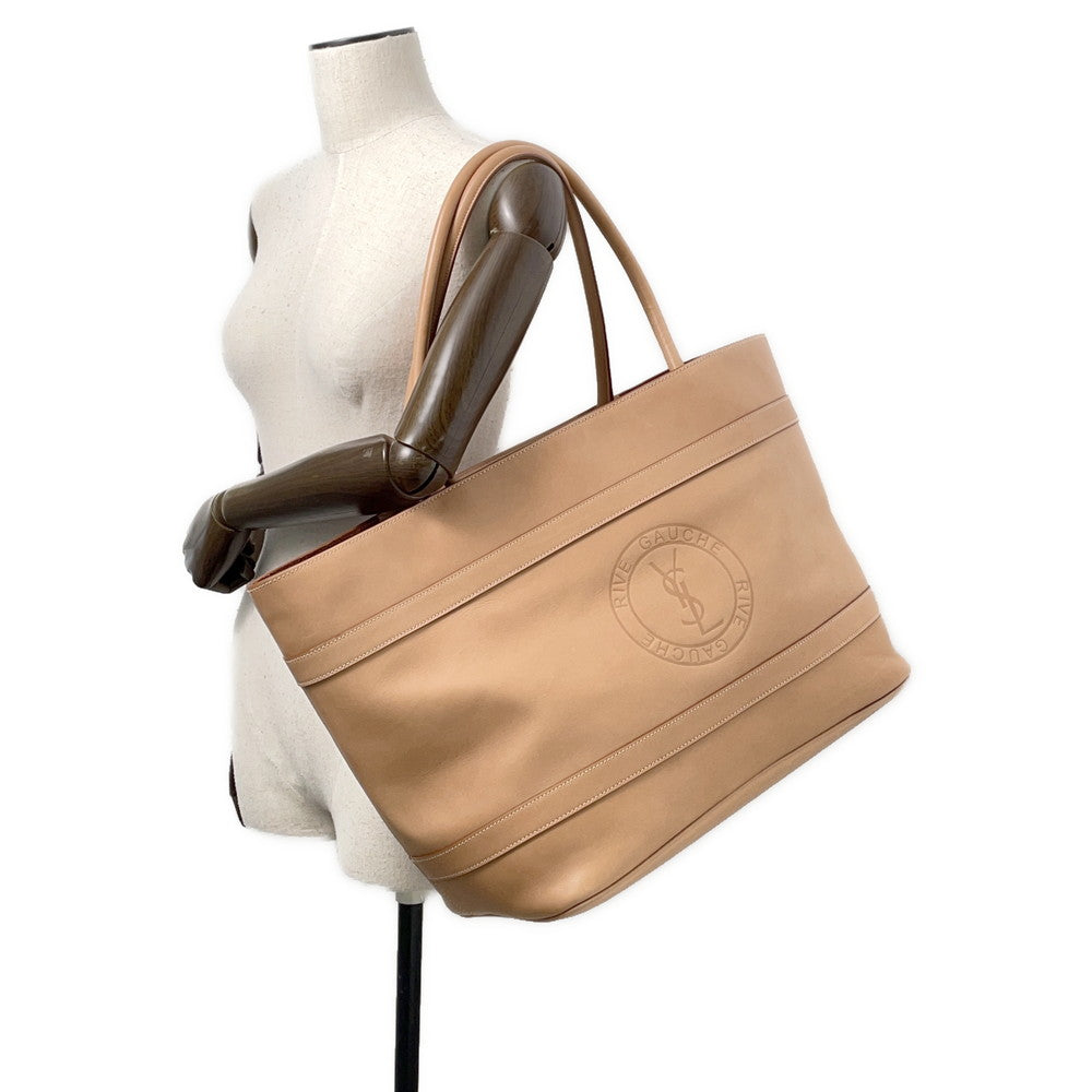 SAINT LAURENT PARIS ?Cabas Rive Gauche Beige774156 Leather