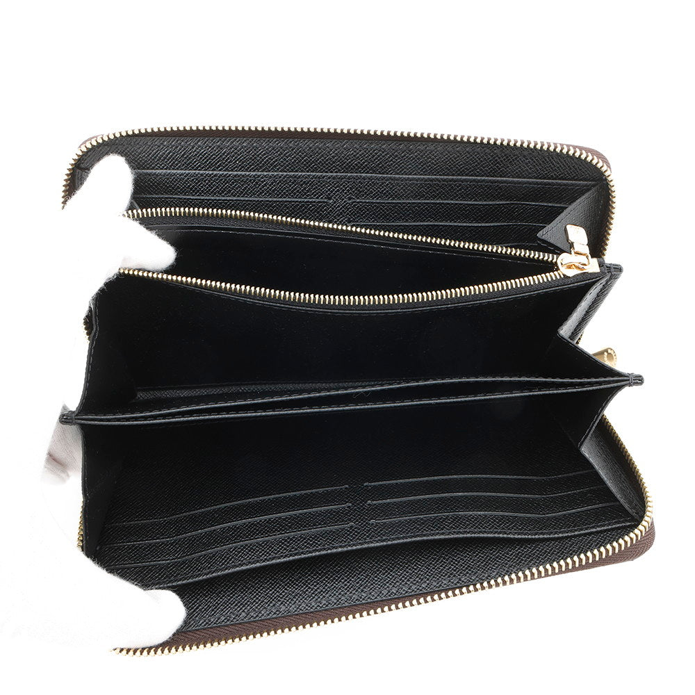 LOUIS VUITTON Zippy Wallet NoirM82444 Monogram Reverse Canvas