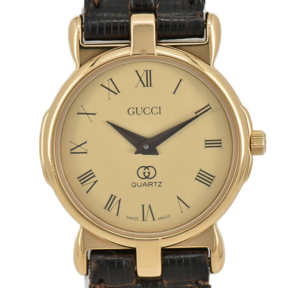 Gucci gold gold plated watch