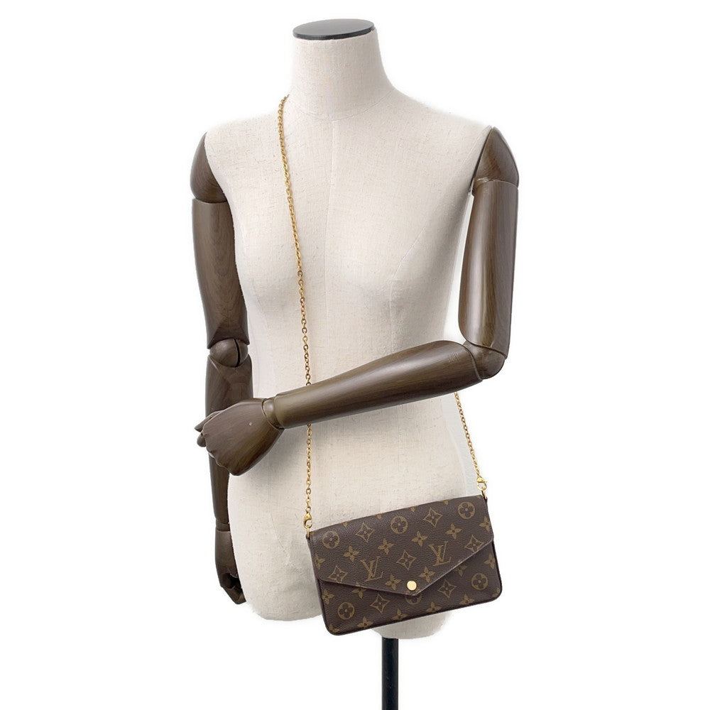 LOUIS VUITTON Felicie Pochette FuchsiaM81896 Monogram