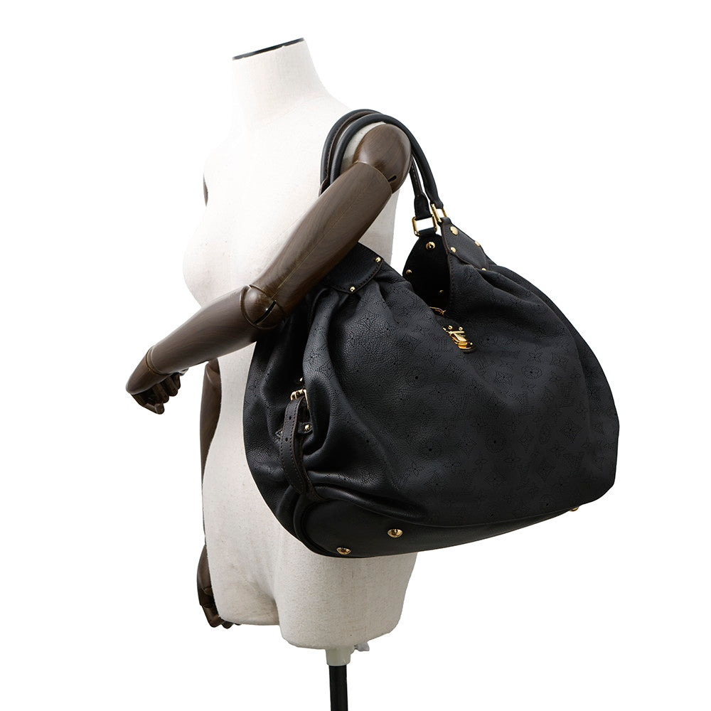LOUIS VUITTON Mahina NoirM95765 Monogram Mahina Size L
