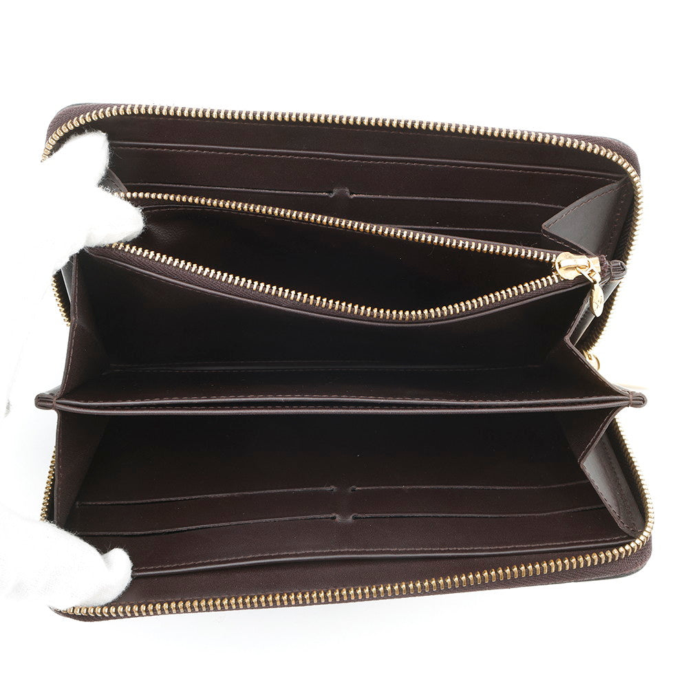 LOUIS VUITTON Zippy Wallet AmaranteM93522 Monogram Vernis Leather