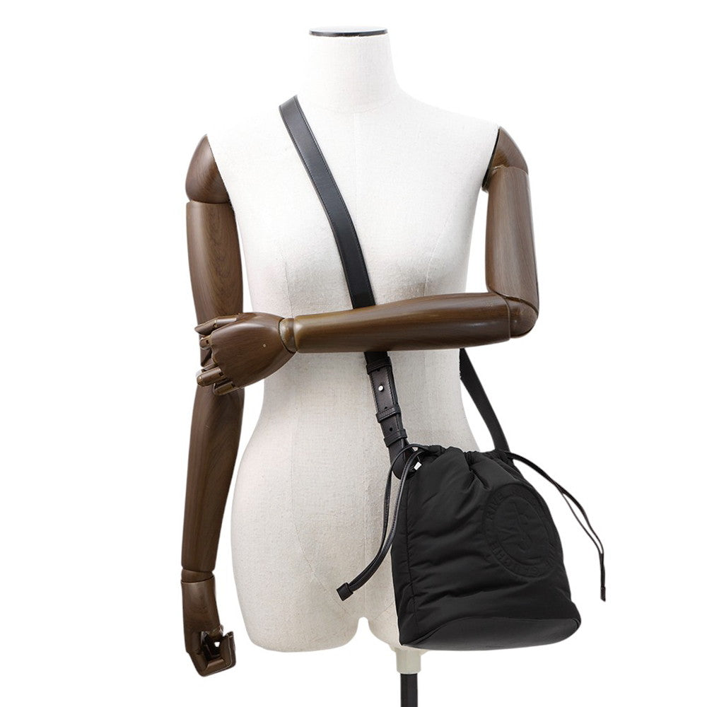 SAINT LAURENT PARIS ?Rive Gauche bucket bag Black710261 Nylon Leather