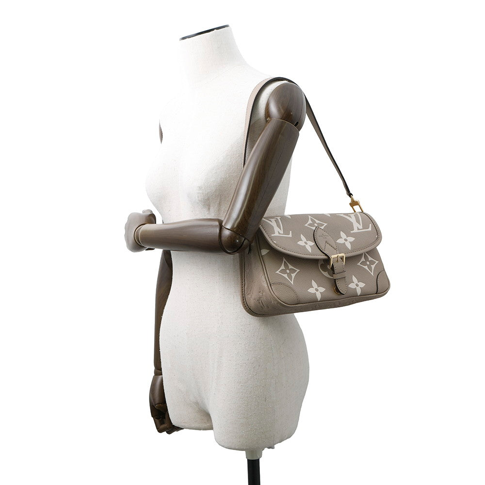 LOUIS VUITTON Dianu Tourterelle claimM46583 Monogram Empreinte Leather