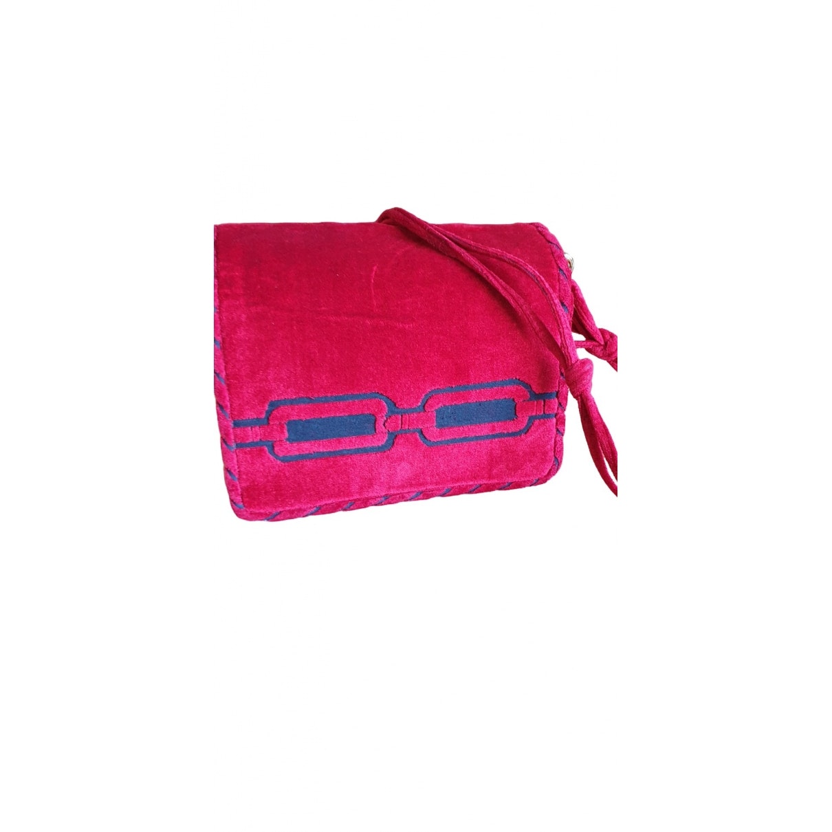 Gucci red velvet handbag
